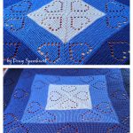 Lawrence’s Afghan Lace Heart Blanket Free Crochet Pattern