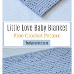 Little Love Baby Blanket Free Crochet Pattern