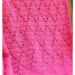 Petunia Lace Diamond Baby Blanket Free Crochet Pattern