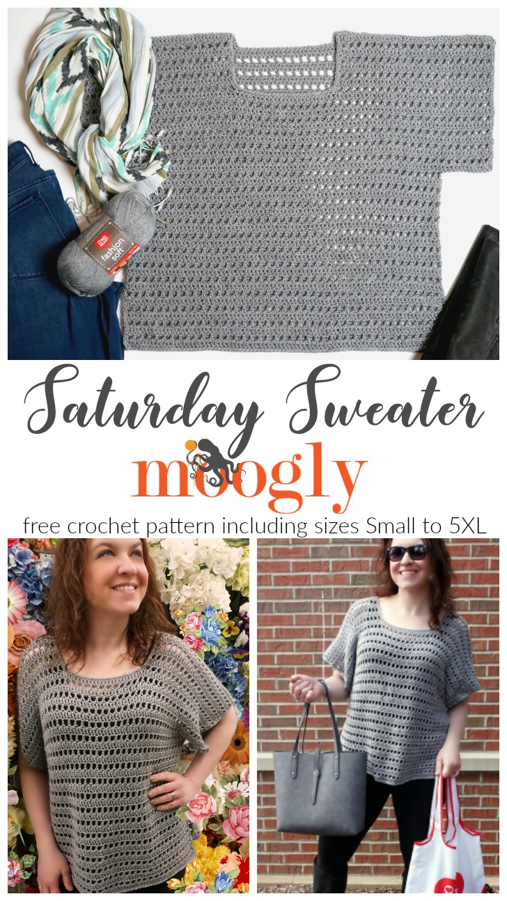Saturday Sweater Free Crochet Pattern