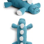 Snug Dinosaur Body Pillow Free Crochet Pattern