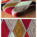 Spicy Diamond Blanket Free Crochet Pattern