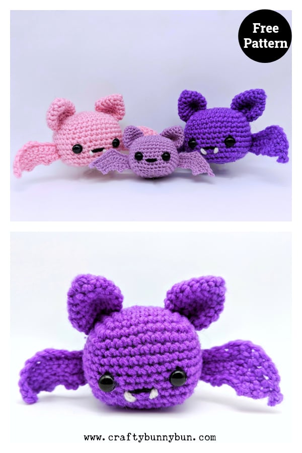 Spooky Batty Bat Amigurumi Free Crochet Pattern