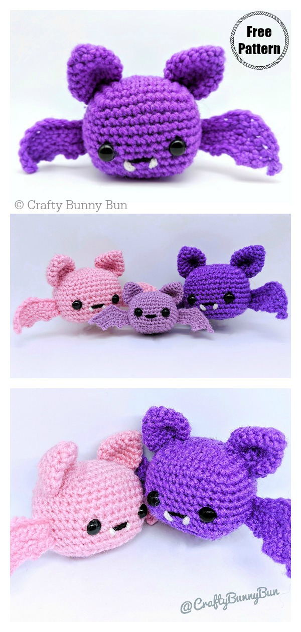 Spooky Batty Bat Amigurumi Free Crochet Pattern