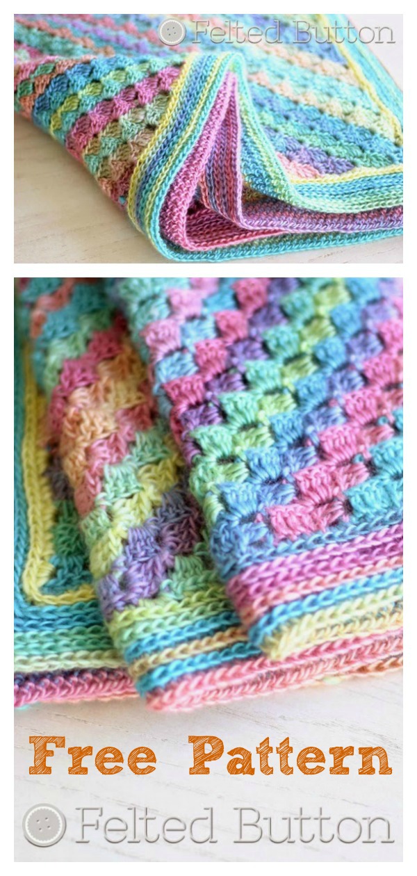 Spring into Summer Blanket Free Crochet Pattern