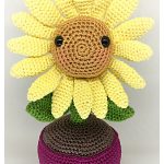 Sunny Sunflower Free Crochet Pattern