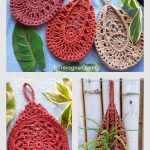 Teardrop Hanging Basket Free Crochet Pattern