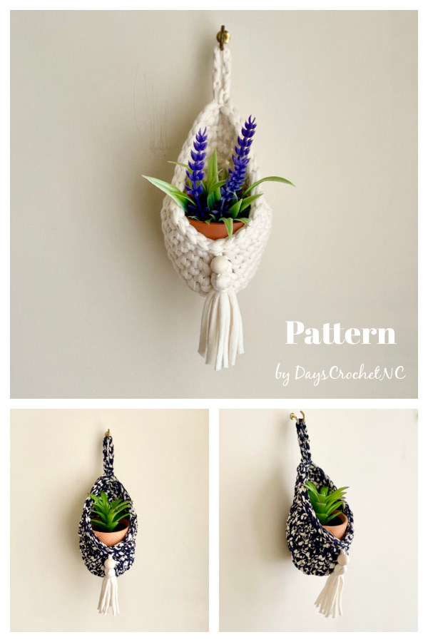 The Pixie Hanging Planter Crochet Pattern