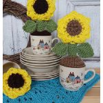 Upcycled Potted Sunflower Free Crochet Pattern