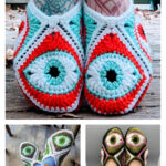 Watch Your Step Granny Slippers Crochet Pattern