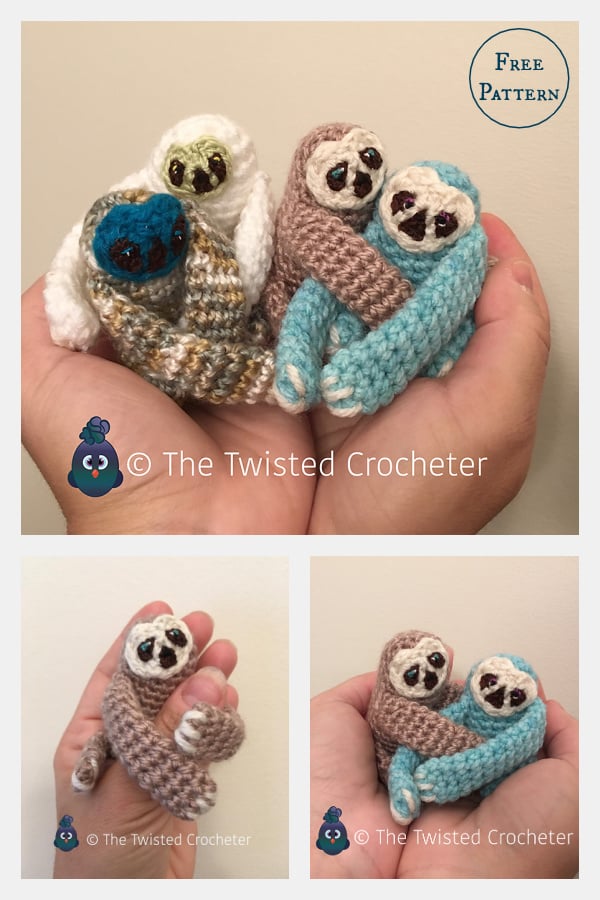 Amigurumi Baby Sloth Free Crochet Pattern 