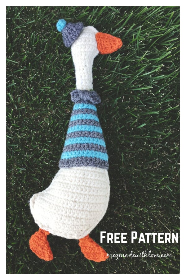 Amigurumi George the Goose Free Crochet Pattern