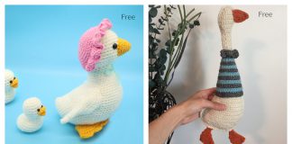 Amigurumi Goose Crochet Pattern Free & Paid