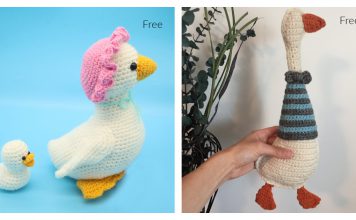 Amigurumi Goose Crochet Pattern Free & Paid
