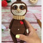 Amigurumi Sloth Neal Free Crochet Pattern