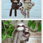 Amigurumi Sloth Stuffed Animal Crochet Pattern