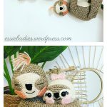 Amigurumi Sloths of love Free Crochet Pattern