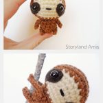 Amigurumi Zippy the Baby Sloth Free Crochet Pattern