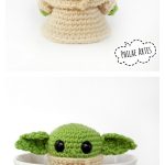 Baby Yoda Amigurumi Crochet Pattern