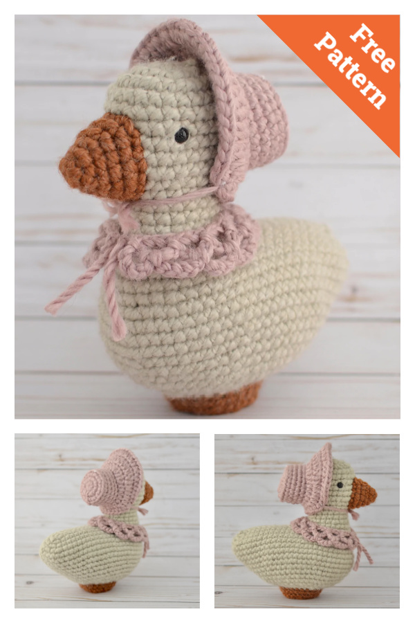 Carla the Goose Amigurumi Free Crochet Pattern