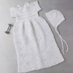 Christening Gown And Bonnet Free Crochet Pattern