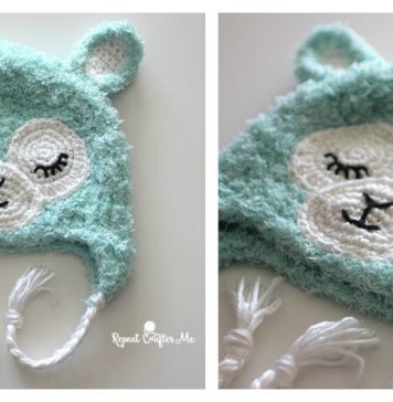Cozy Llama Hat Free Crochet Pattern