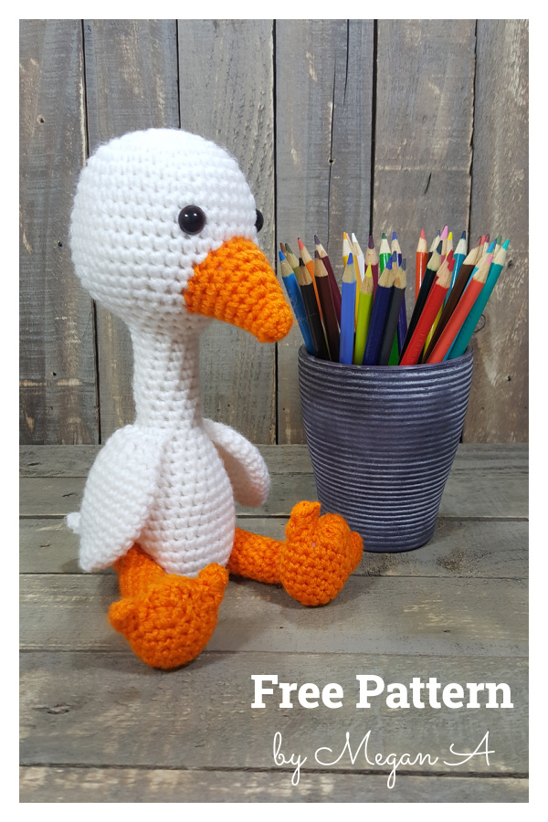 Goose Gosling Amigurumi Free Crochet Pattern