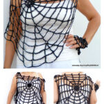 Halloween Spiderweb Costume Crochet Pattern