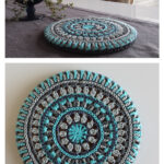 Mandala Style Trivet Cover Free Crochet Pattern