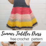 Puff Stitch Baby Dress Free Crochet Pattern