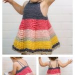 Puff Stitch Baby Dress Free Crochet Pattern and Video Tutorial