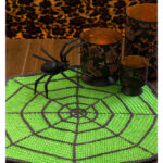 Spider Web Table Mat Free Crochet Pattern