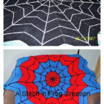 Spiderweb Afghan Blanket Free Crochet Pattern