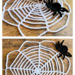 Spiderweb and Spider Applique Free Crochet Pattern and Video Tutorial