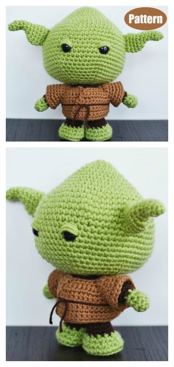 Star Wars Amigurumi Yoda Crochet Pattern