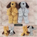 Puppy Dog Granny Hexagon Lovey Free Crochet Pattern