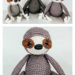 The Friendly Sloth Free Crochet Pattern