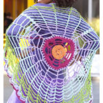 Versatile Spiderweb Circle Wrap Free Crochet Pattern