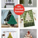 10+ Christmas Tree Wall Hanging Crochet Patterns