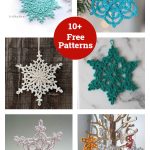 10+ Snowflake Christmas Ornaments Free Crochet Patterns