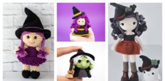 8 Halloween Witch Amigurumi Free Crochet Patterns