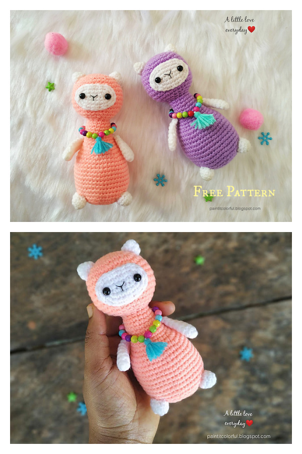 Amigurumi Alpaca Free Crochet Pattern