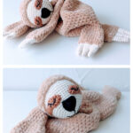 Amigurumi Sloth Lovey Blanket Crochet Pattern