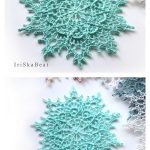 Ariel Snowflake Free Crochet Pattern and Video Tutorial