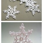 Auvergnasse Snowflake Free Crochet Pattern
