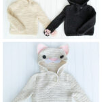 Cat Hooded Pullover Free Crochet Pattern