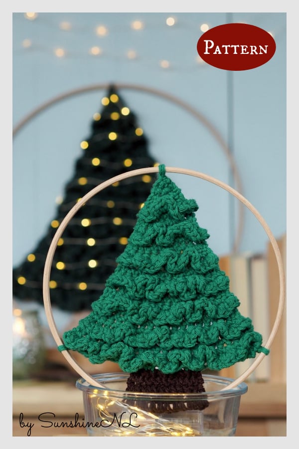 Christmas Tree Wall Art or Ornament Crochet Pattern