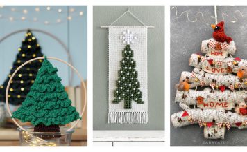 Christmas Tree Wall Hanging Crochet Pattern