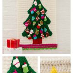 Christmas Tree Wall Hanging Free Crochet Pattern