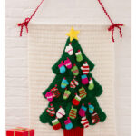 Christmas Tree Wall Hanging Free Crochet Pattern